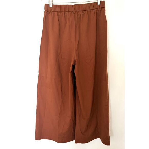 Manfinity Muted Orange Wide Leg Skirt Pants Mens Flowy Drape Avant Garde Look M - Picture 2 of 10